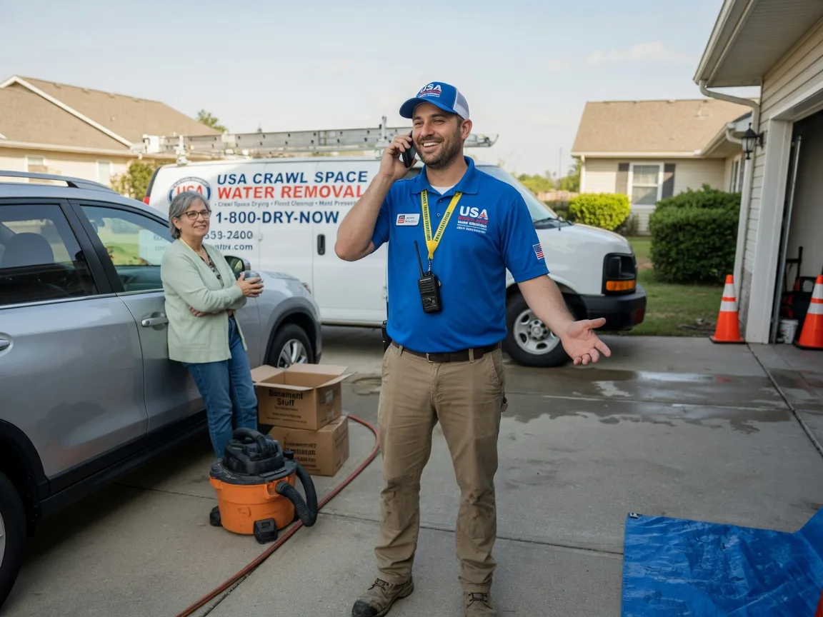 Crawl Space Water Removal Amlin, OH FAQs